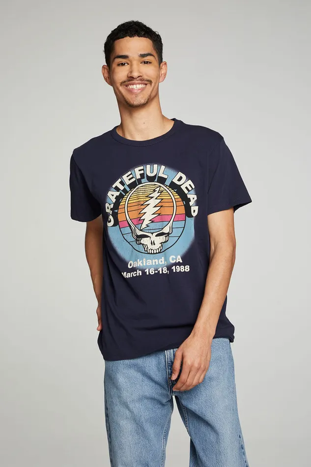 Tops Grateful Dead Oakland Ca 8211 Chaser Brand Mens