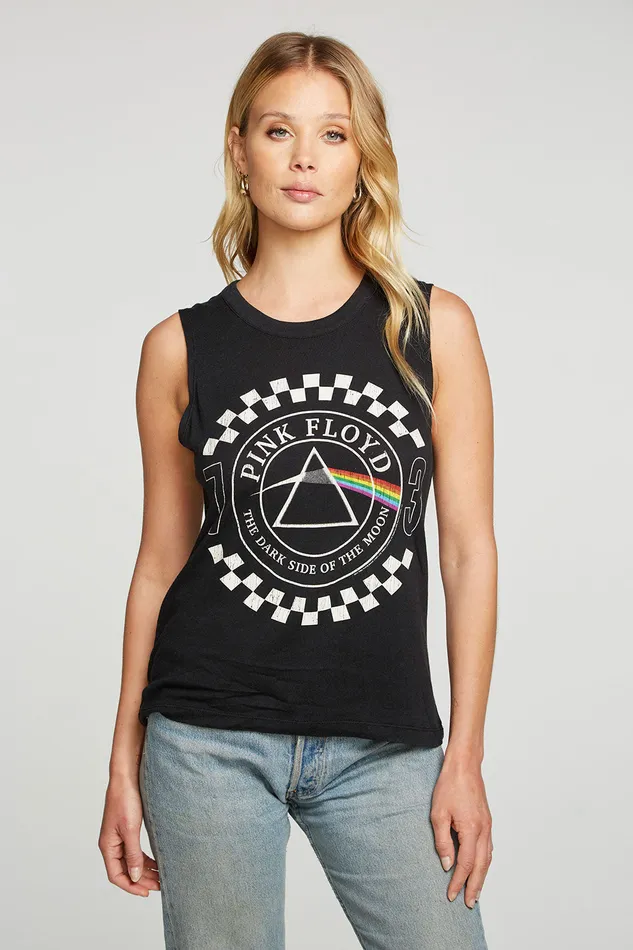 Tops Pink Floyd Dark Side of the Moon 73 Chaser Brand Womens