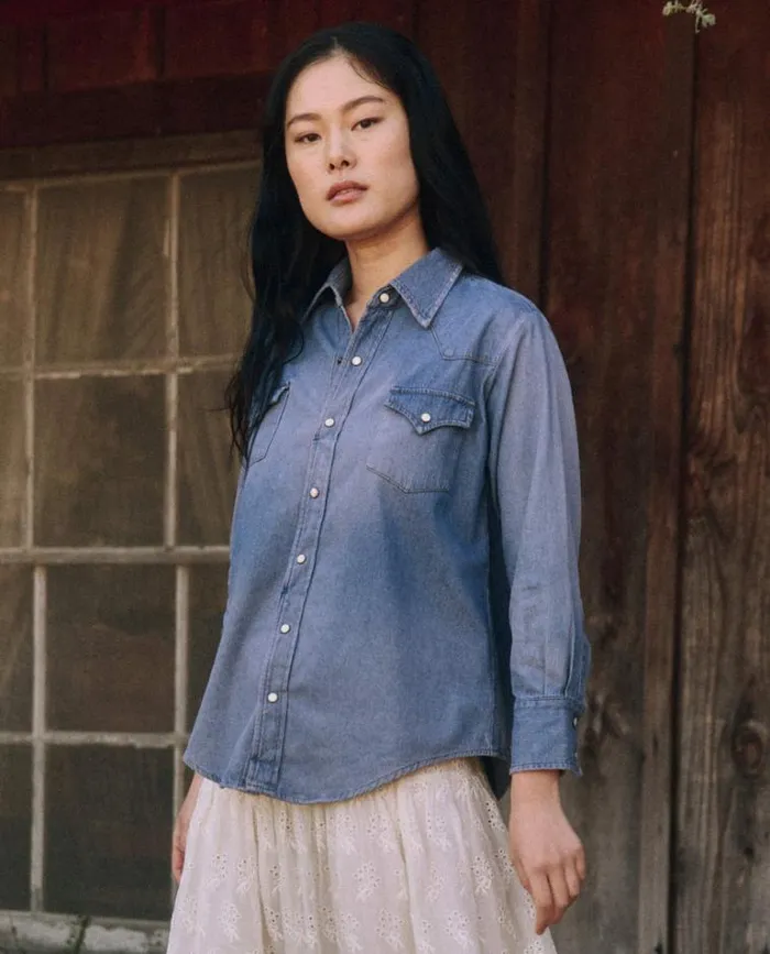 Tops Women039s The Great The Heartland Shirt Bounty Wash
