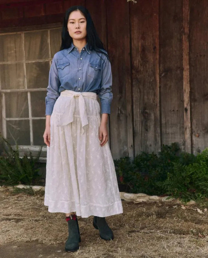 Tops Women039s The Great The Heartland Shirt Bounty Wash