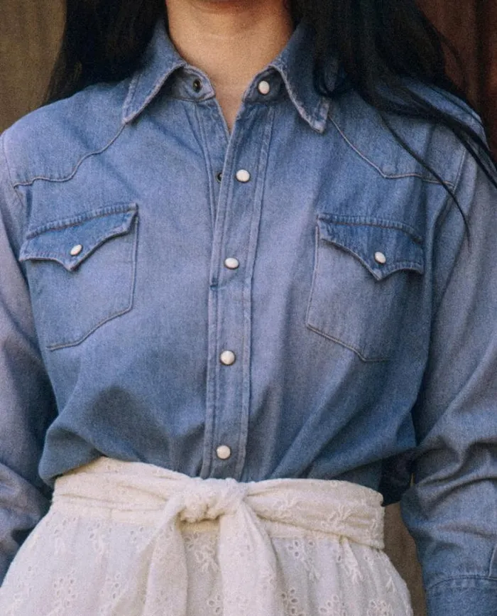 Tops Women039s The Great The Heartland Shirt Bounty Wash