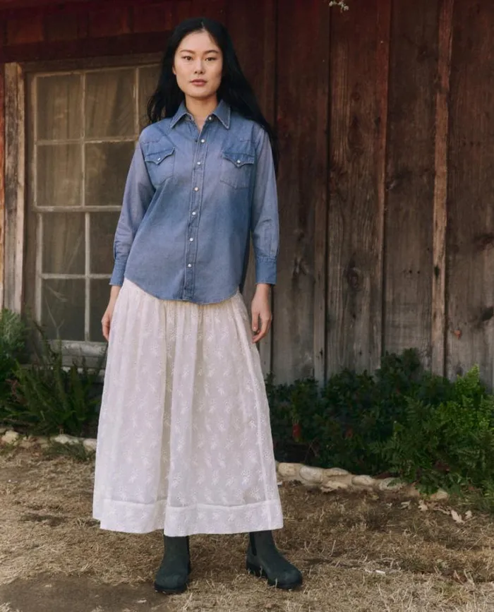 Tops Women039s The Great The Heartland Shirt Bounty Wash