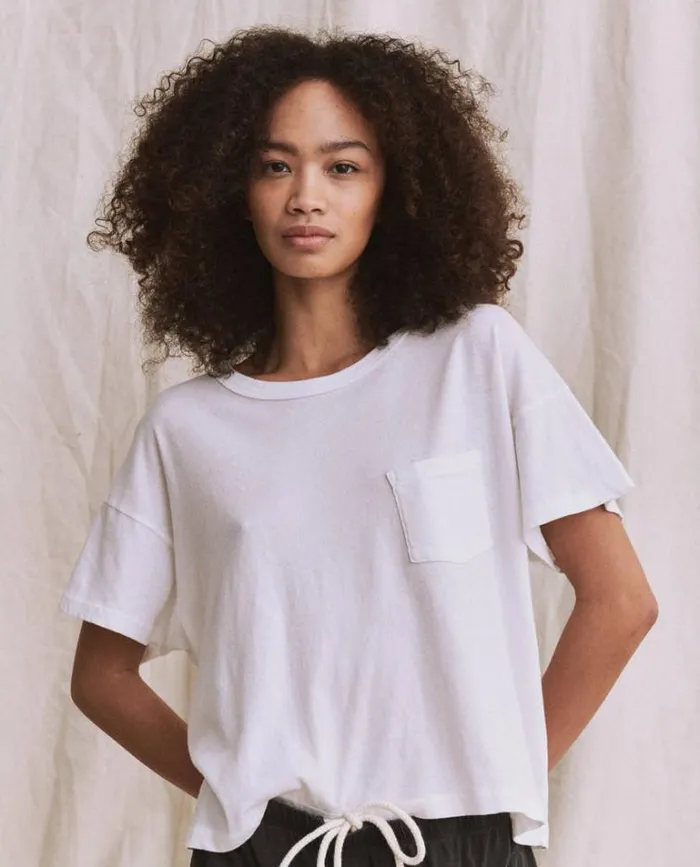 Tops Women039s The Great The Pocket Tee True White