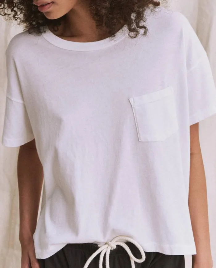 Tops Women039s The Great The Pocket Tee True White