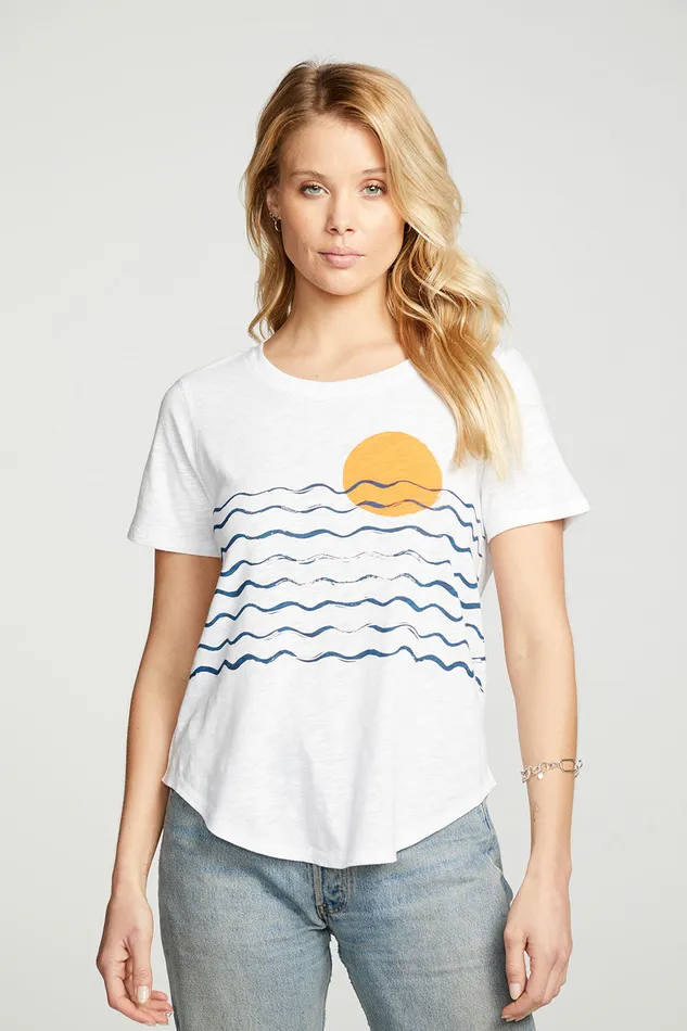 Tops Womens Modern Sunset Chaser Brand