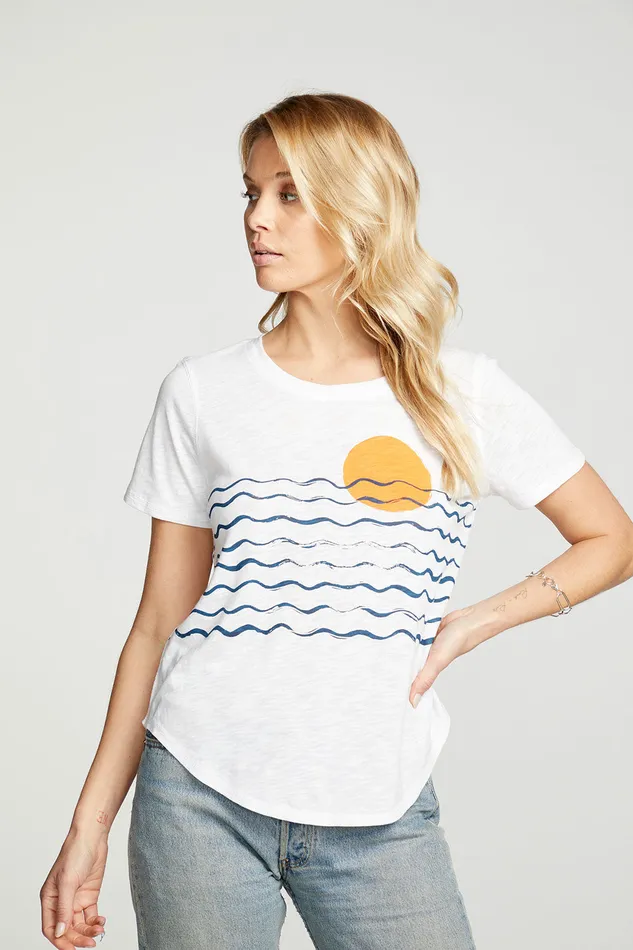 Tops Womens Modern Sunset Chaser Brand