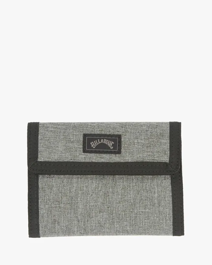 Tribong Lite TriFold Wallet Grey Heather Men Billabong Belts