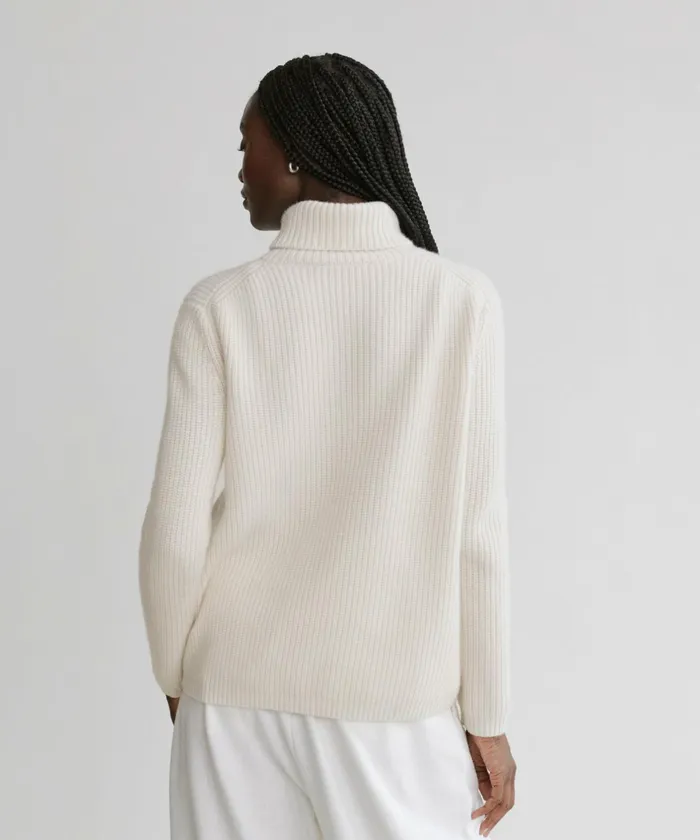 Turtlenecks Women Jenni Kayne Cashmere Turtleneck Ivory