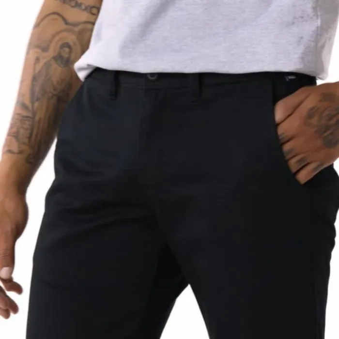 Vans Authentic Chino Stretch Pant Black Mens Pants and Denim Vans Authentic Chino Stretch Pant Black Mens Pants and Denim