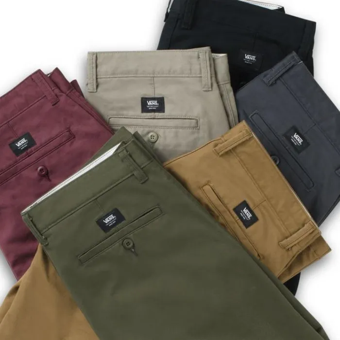 Vans Authentic Chino Stretch Pant Dirt Mens Pants and Denim Vans Authentic Chino Stretch Pant Dirt Mens Pants and Denim