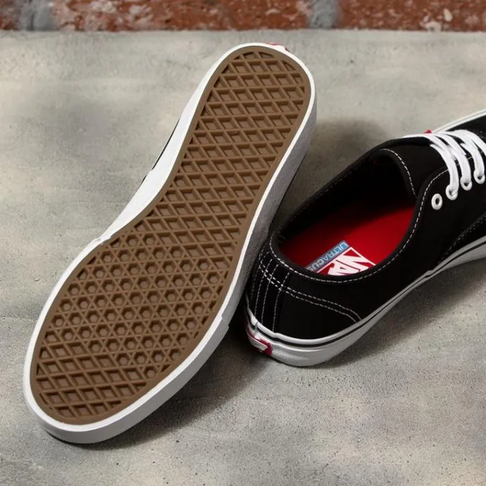 Vans Authentic Pro BlackTrue White Mens BMX Shoes