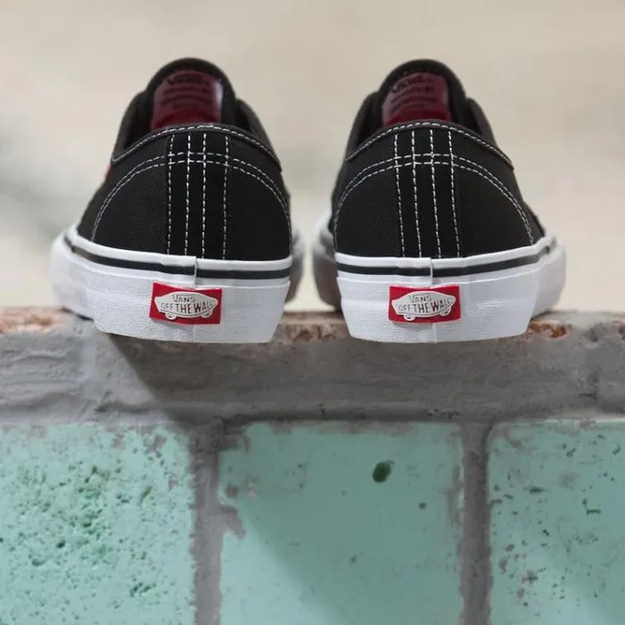 Vans Authentic Pro BlackTrue White Mens BMX Shoes