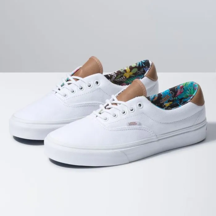 Vans CandL Era 59 Multi FloralTrue White Mens Classics Shoes