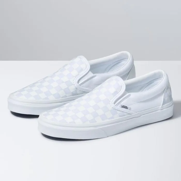 Vans Checkerboard SlipOn True WhiteTrue White Mens Classics Shoes
