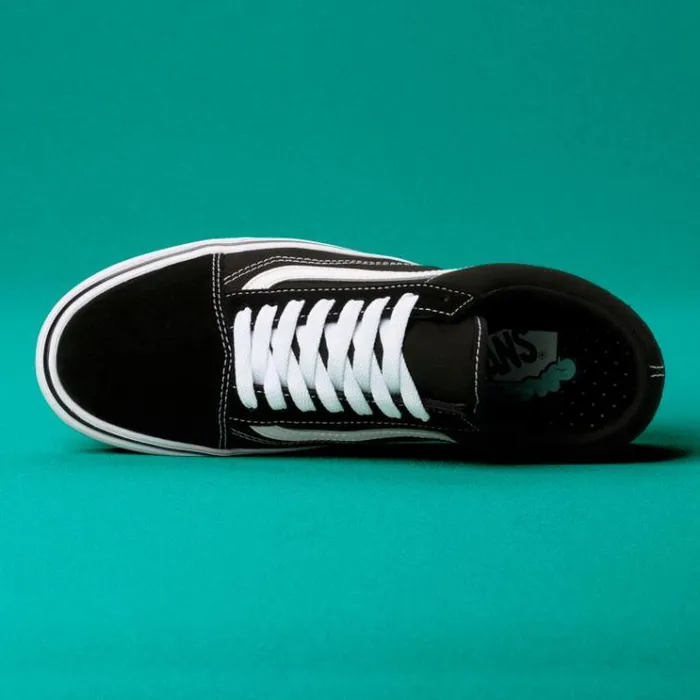 Vans ComfyCush Old Skool BlackTrue White Mens Classics Shoes Vans ComfyCush Old Skool BlackTrue White Mens Classics Shoes