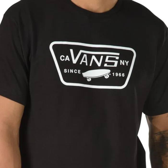 Vans Full Patch TShirt BlackWhite Mens TShirts and Tanks Vans Full Patch TShirt BlackWhite Mens TShirts and Tanks