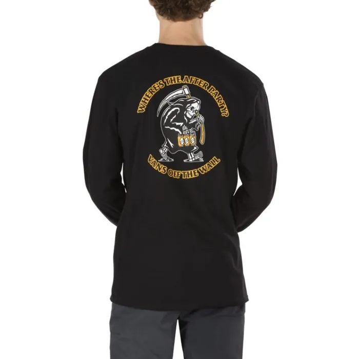 Vans Gate Crasher Long Sleeve TShirt Black Mens TShirts and Tanks