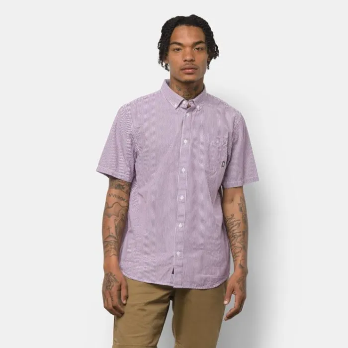 Vans Kennet Buttondown Shirt Dark Purple Mens Shirts and Flannels