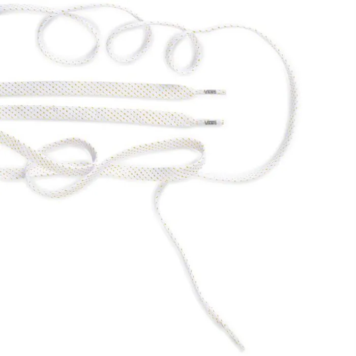 Vans Lurex Laces 36034 WhiteGold Mens Laces