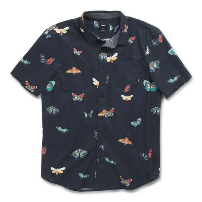 Vans Metamorphosis Buttondown Shirt Black Metamorphosis Mens Shirts and Flannels