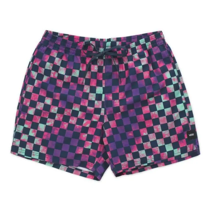 Vans Mixed 16034 Volley Tie Dye Check Mens Shorts and Boardshorts