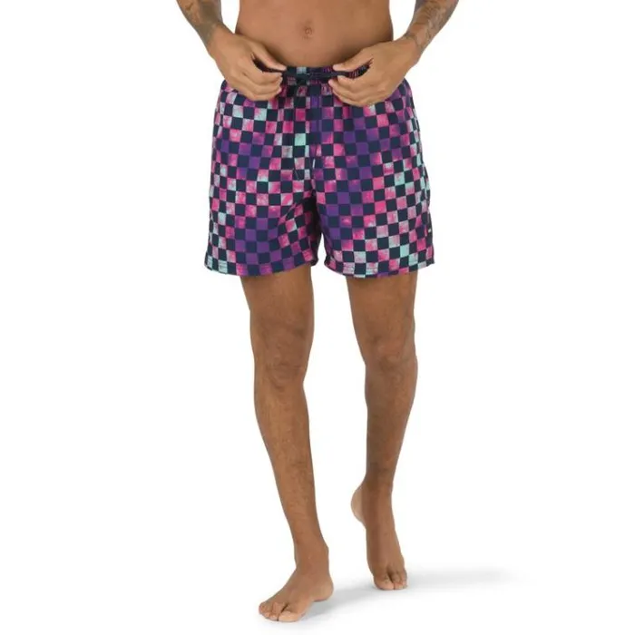 Vans Mixed 16034 Volley Tie Dye Check Mens Shorts and Boardshorts Vans Mixed 16034 Volley Tie Dye Check Mens Shorts and Boardshorts