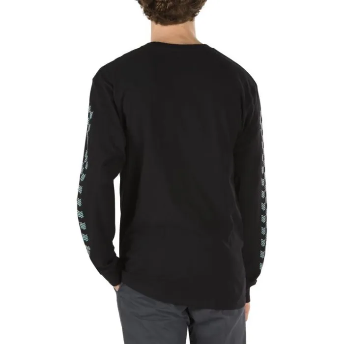 Vans Mod Check Long Sleeve TShirt Black Mens TShirts and Tanks Vans Mod Check Long Sleeve TShirt Black Mens TShirts and Tanks