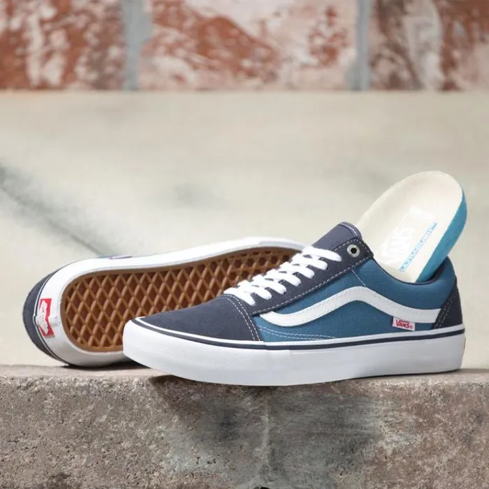 Vans Old Skool Pro Navystv Navywhite MensWomens Pro Skate