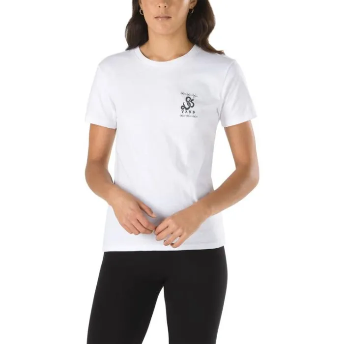 Vans Sit Still Tee White Womens TShirts and Tanks Vans Sit Still Tee White Womens TShirts and Tanks