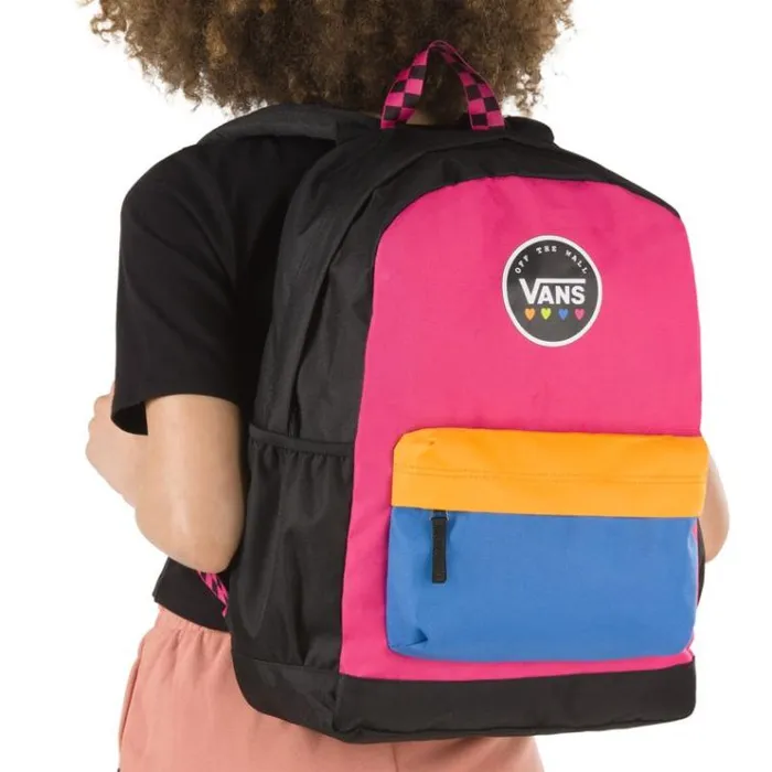 Vans Sporty Realm Plus Backpack Cabaret MensWomens Backpacks and Bags