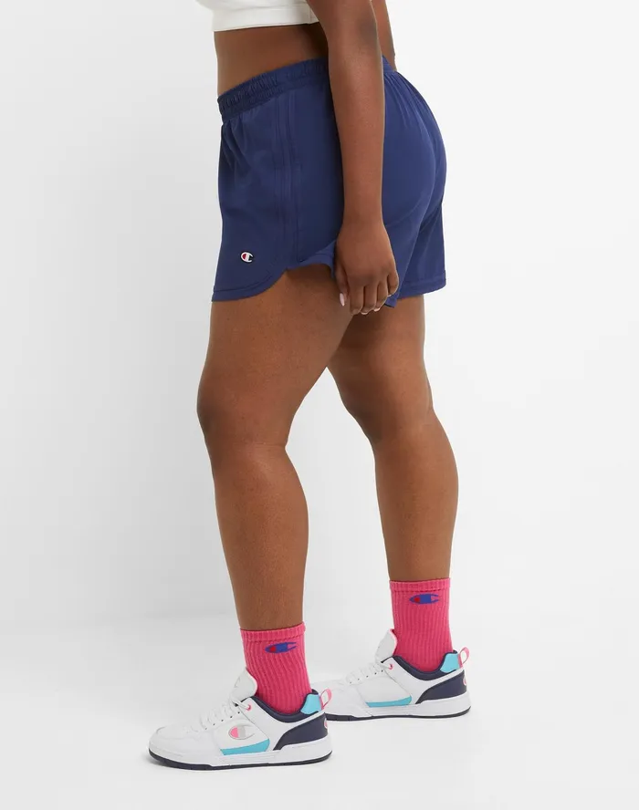 Varsity Shorts C Logo 35034 Plus Size Athletic Navy Women Champion Shorts