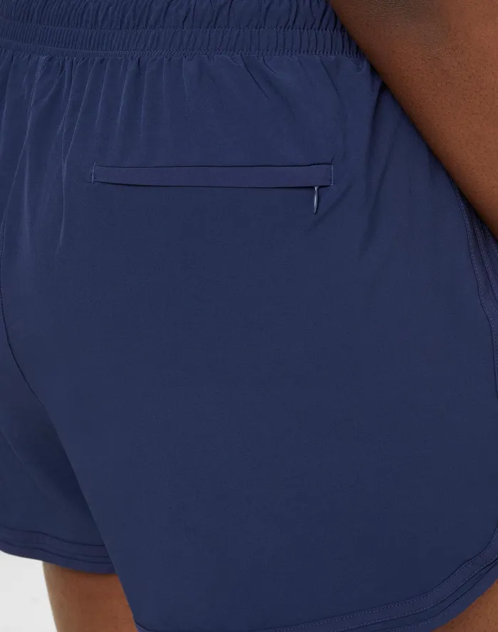 Varsity Shorts C Logo 35034 Plus Size Athletic Navy Women Champion Shorts