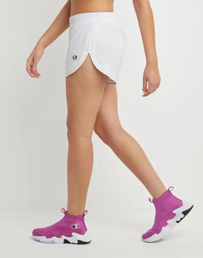 Varsity Shorts C Logo 35034 White Women Champion Shorts