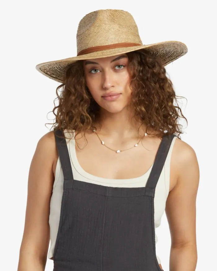 Ventura Straw Rancher Sun Hat Natural Women Billabong Essentials
