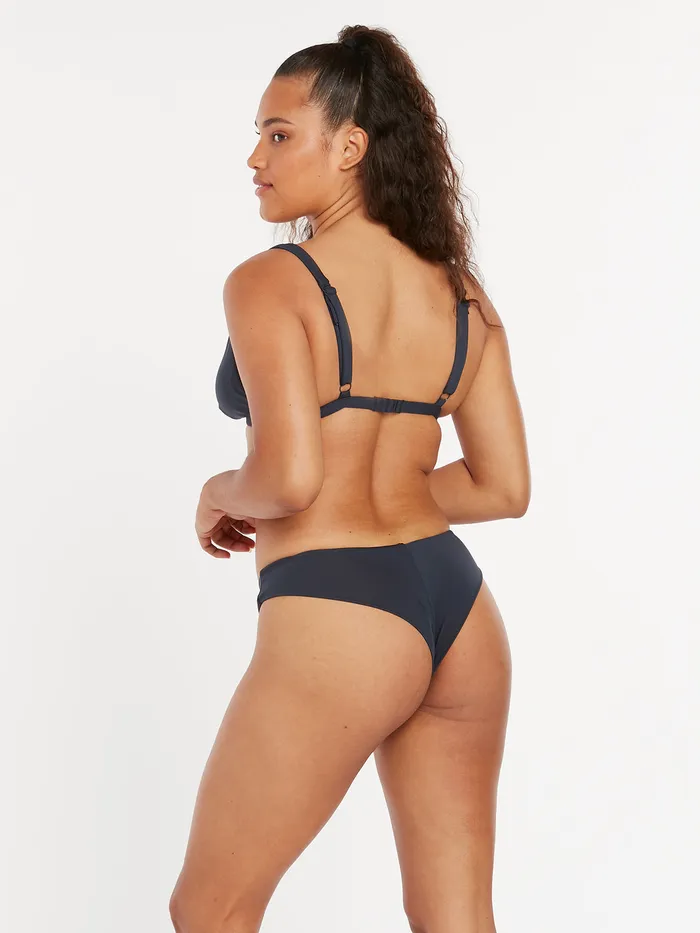 Volcom Bikinis Simply Seamless Cheekini Bikini Bottom 8211 Midnight Blue Midnight Blue 8211 Womens