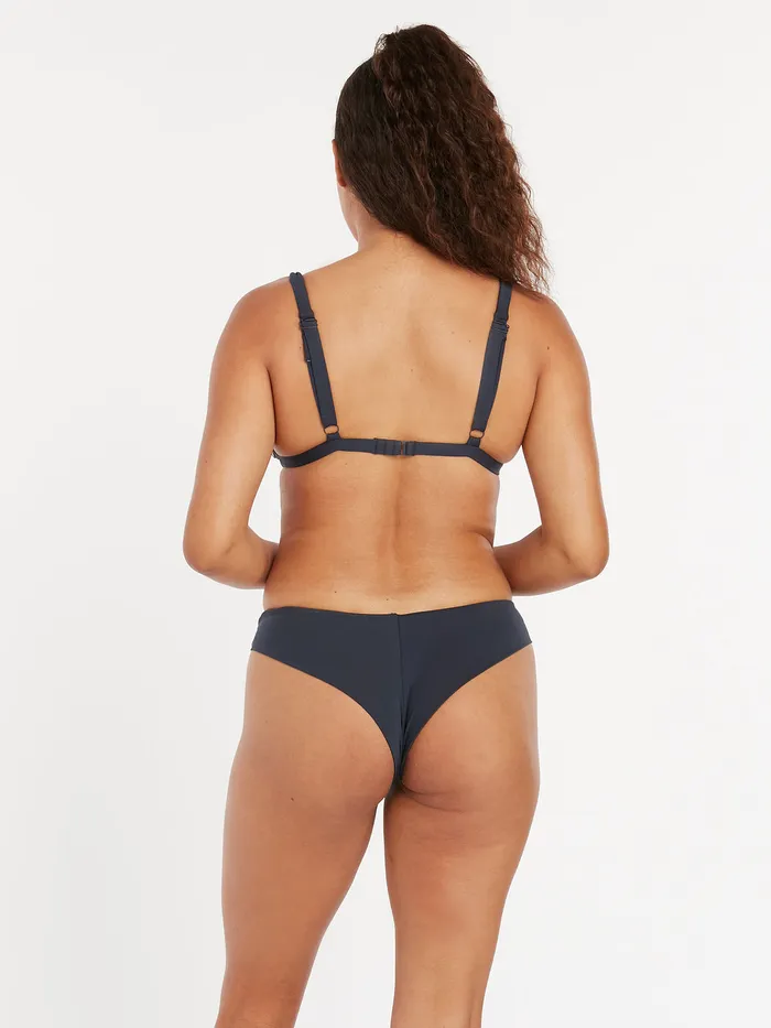 Volcom Bikinis Simply Seamless Cheekini Bikini Bottom 8211 Midnight Blue Midnight Blue 8211 Womens