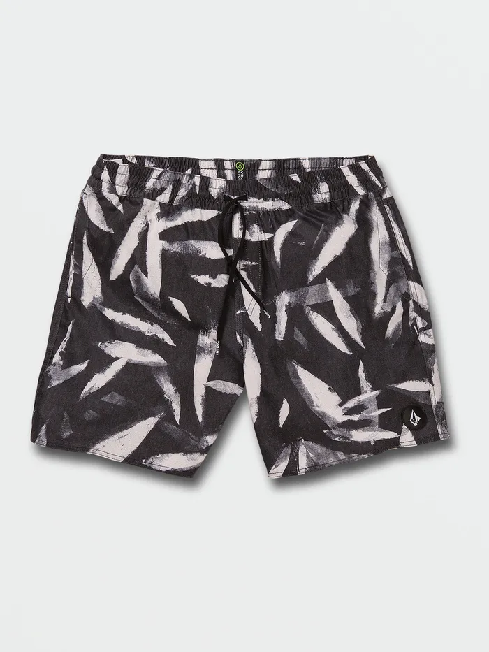 Volcom Boardshorts and Trunks Echo Leaf Stoney Trunks Trunks 8211 Black Black 8211 Mens