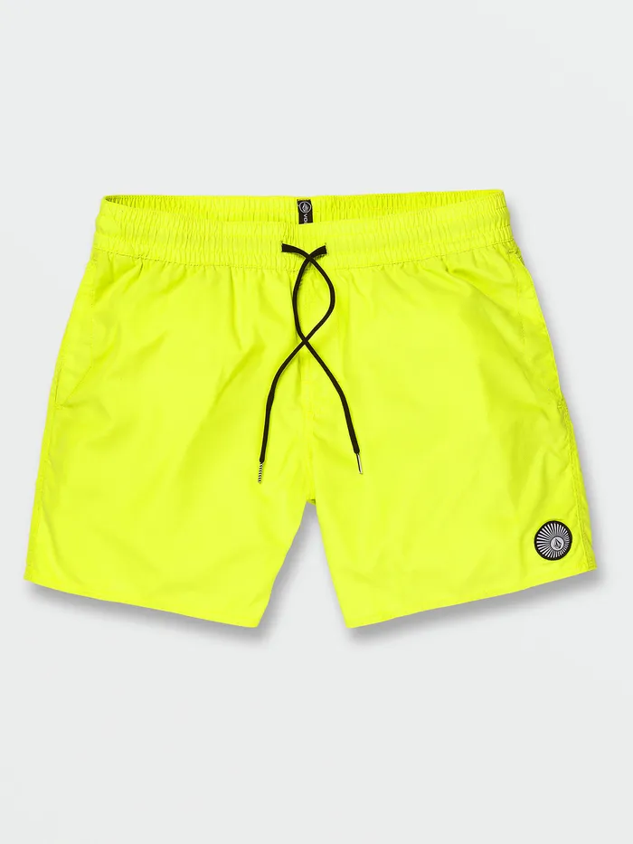 Volcom Boardshorts and Trunks Lido Solid Trunks 8211 Limeade Limeade 8211 Mens