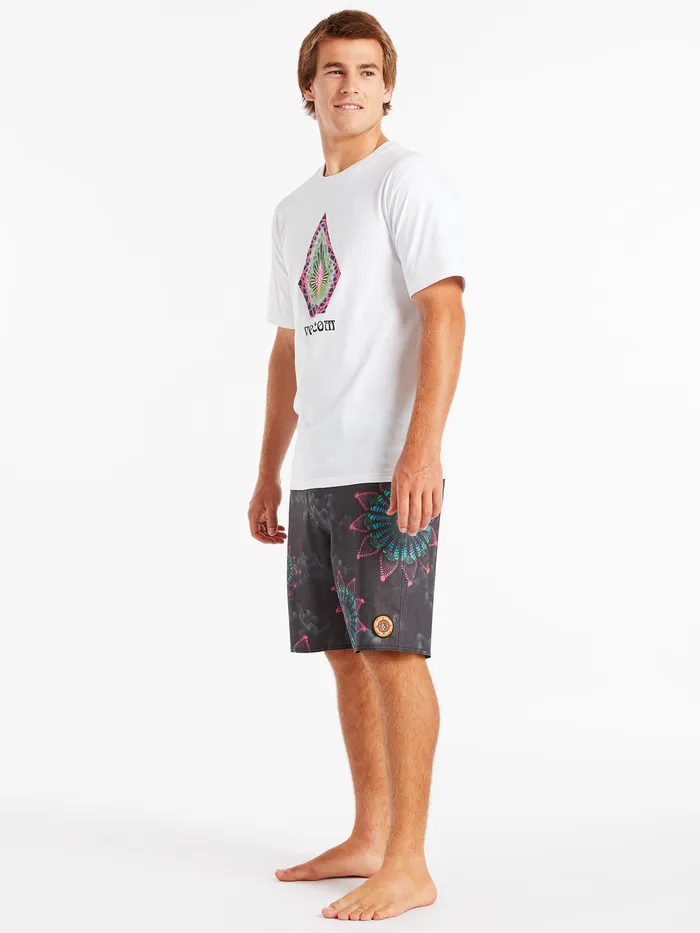 Volcom Boardshorts and Trunks Star Shields Featured Artist Stoney Trunks 8211 Black Black 8211 Mens