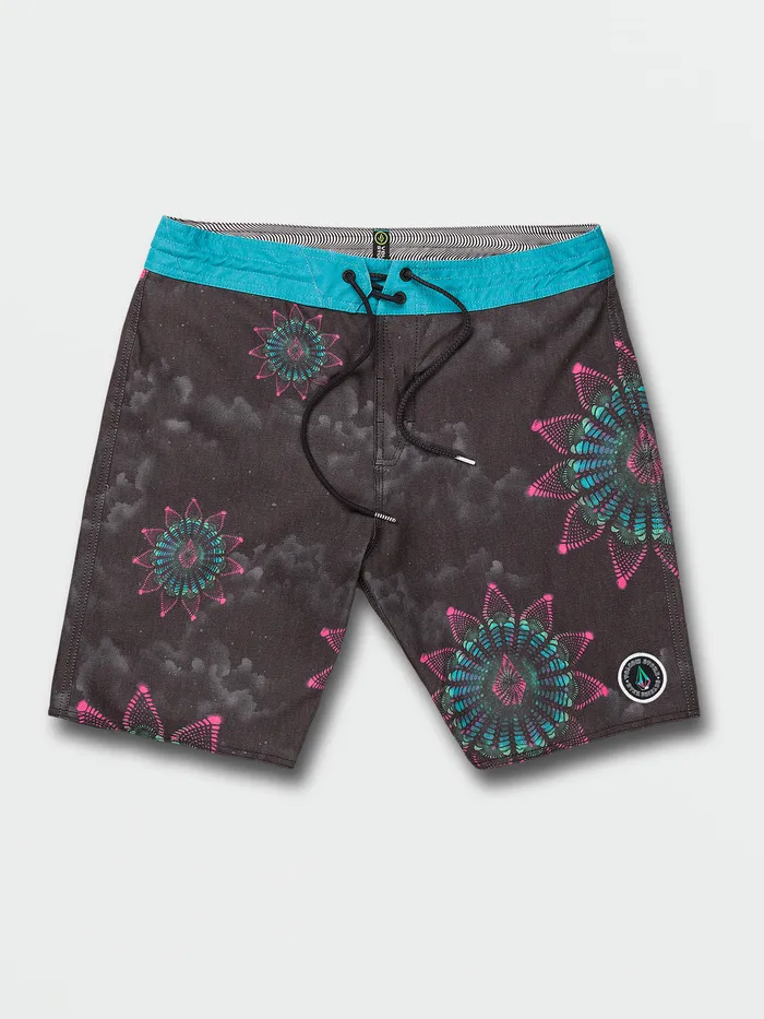 Volcom Boardshorts and Trunks Star Shields Featured Artist Stoney Trunks 8211 Black Black 8211 Mens