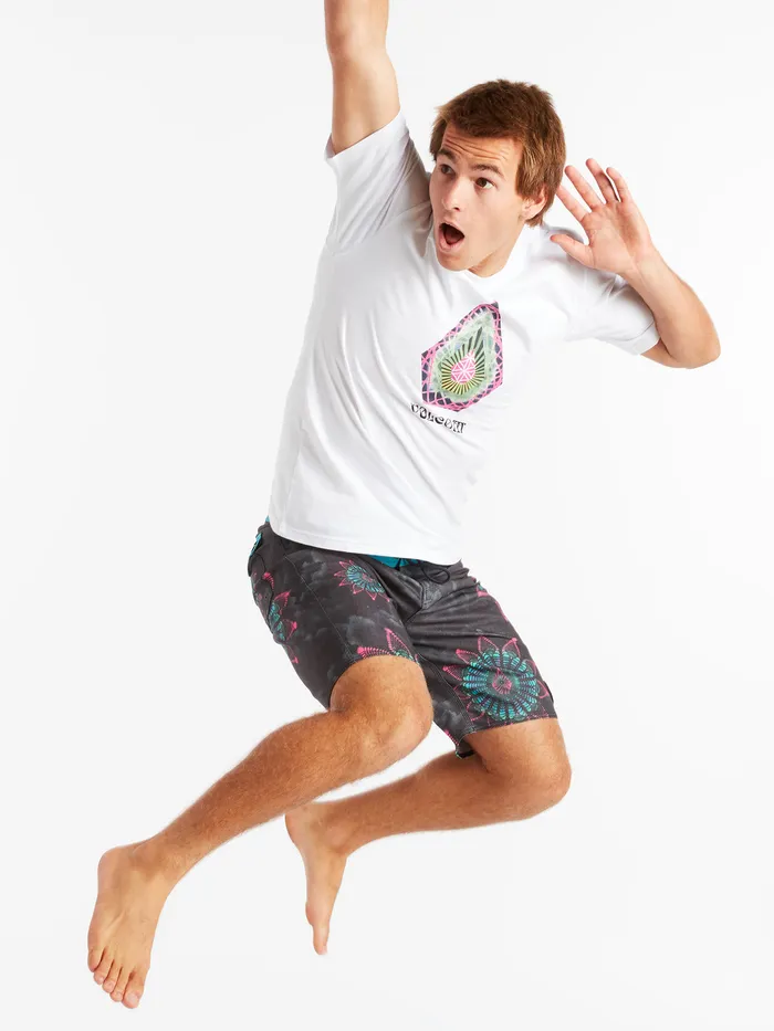 Volcom Boardshorts and Trunks Star Shields Featured Artist Stoney Trunks 8211 Black Black 8211 Mens