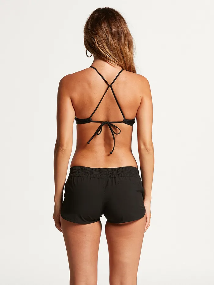 Volcom Boardshorts Simply Solid 2034 Boardshorts 8211 Black Black 8211 Womens