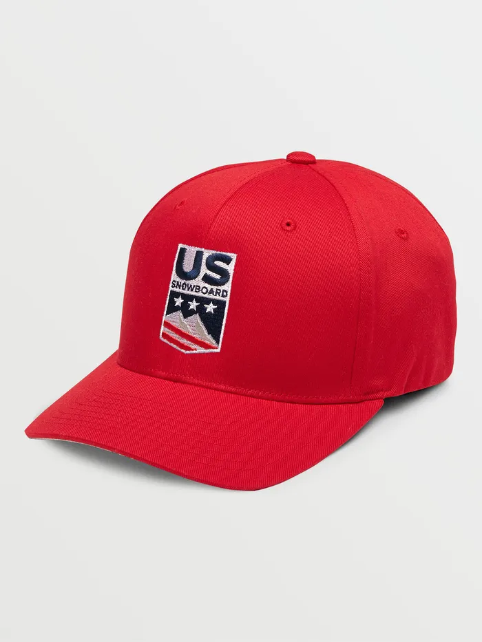 Volcom Hats and Beanies USA Xfit Hat 8211 Red Red 8211 Mens