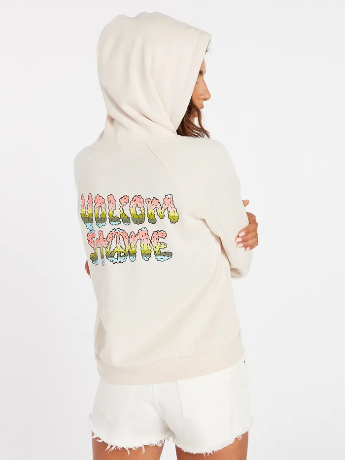 Volcom Hoodies and Sweatshirts Truly Stokin Hoodie 8211 Sand Brown Sand Brown 8211 Womens