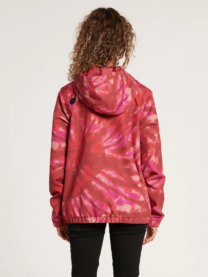 Volcom Jackets Enemy Stone Windbreaker Jacket 8211 Auburn Auburn 8211 Womens