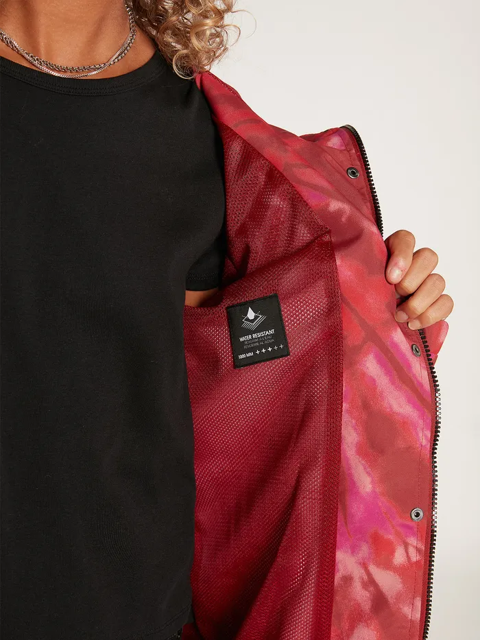 Volcom Jackets Enemy Stone Windbreaker Jacket 8211 Auburn Auburn 8211 Womens