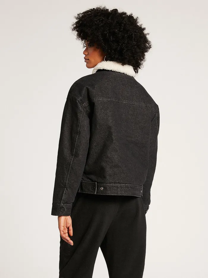 Volcom Jackets Weaton Jacket 8211 Black Combo Black Combo 8211 Womens