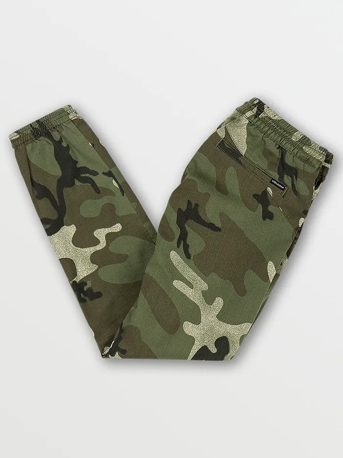 Volcom Pants Big Boys Frickin Slim Jogger Pants 8211 Army Army 8211 Boys