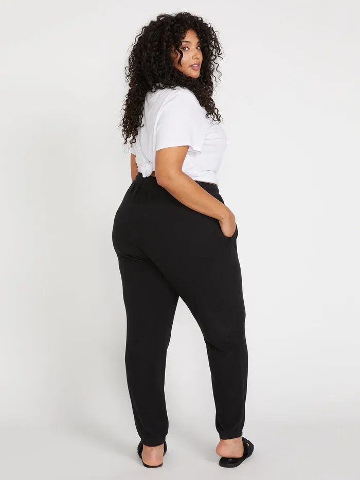 Volcom Pants Lived In Lounge Fleece Pants Plus Size 8211 Black Black 8211 Womens