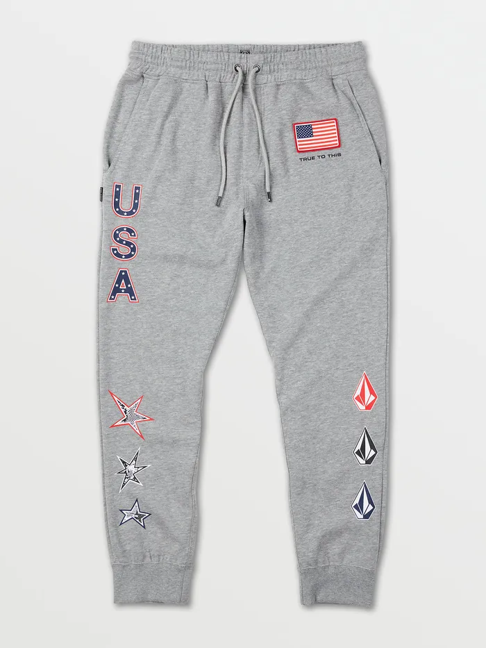Volcom Pants Mens USA Iconic Stone Pant 8211 Heather Grey Usst Heather Grey 8211 Mens